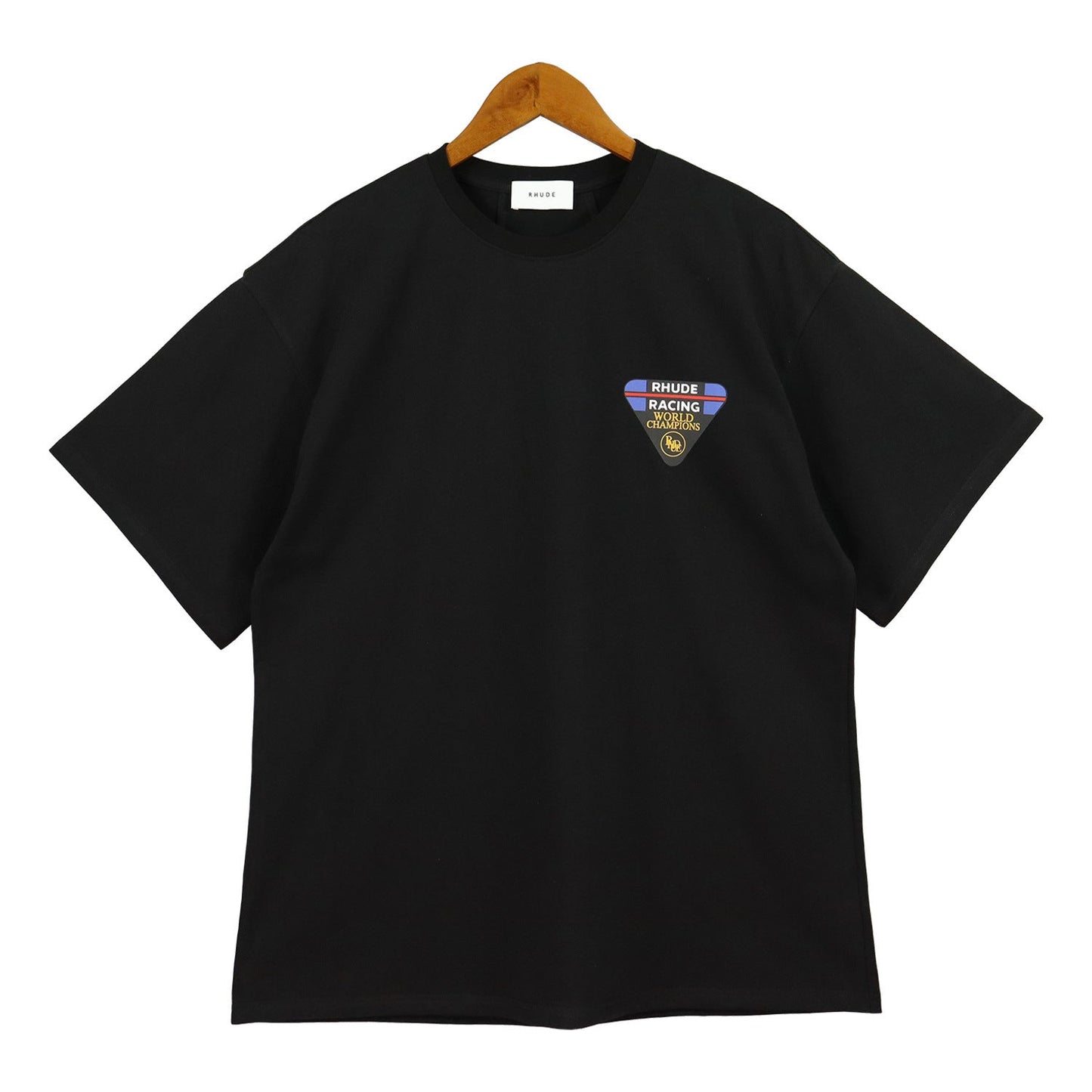 Rhude T-shirt Inverted Triangle Letter Print Short Sleeve T-shirt