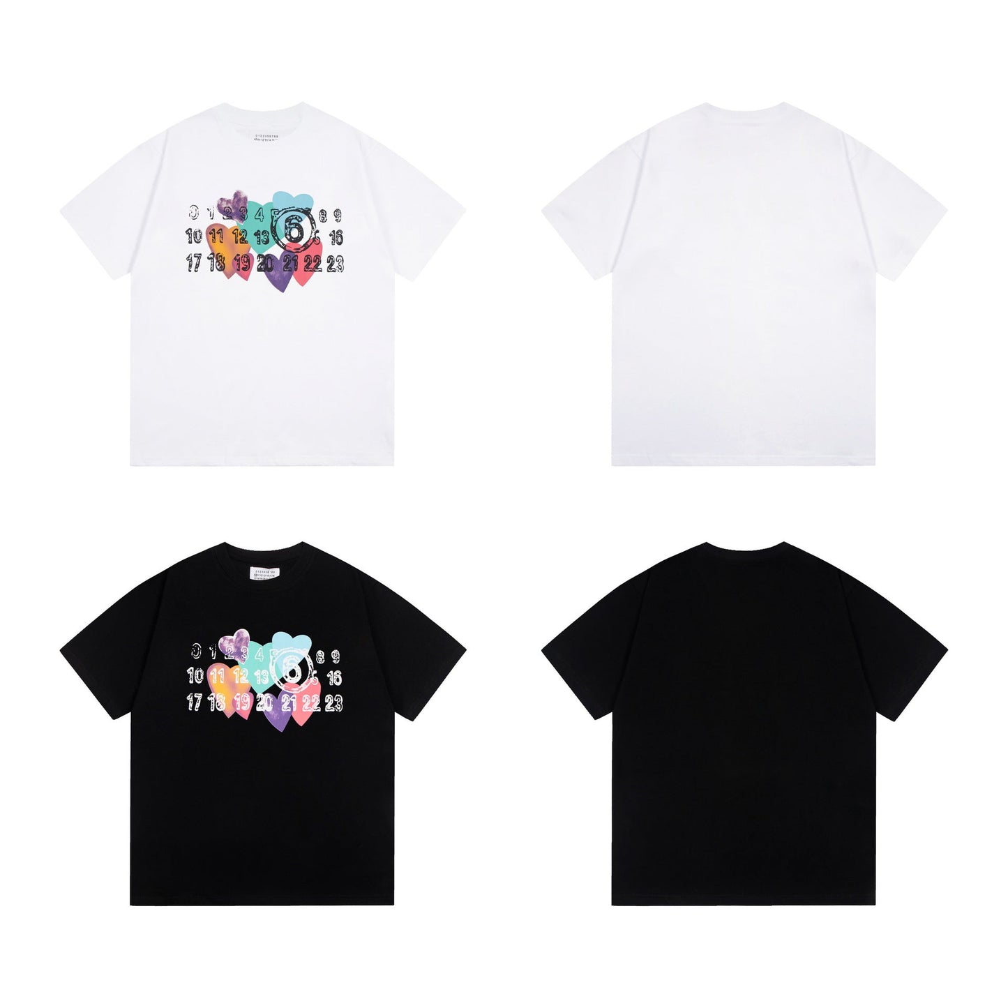Maison Margiela T-shirt Crew Neck Loose Short Sleeve T-shirt